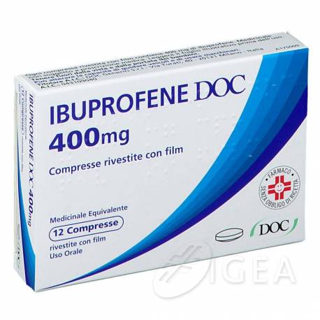 Doc Ibuprofene 400 mg 12 compresse rivestite