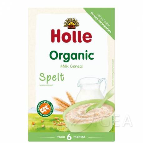 Holle Organic Cereali da Latte Biologici con Farro 250 g