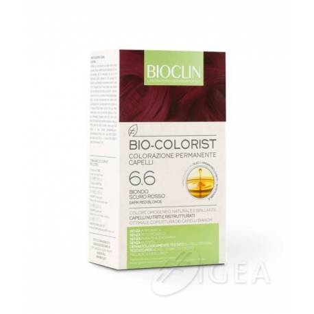 Bioclin Bio Colorist Kit Trattamento Colorante 6,6 Biondo Scuro Rosso