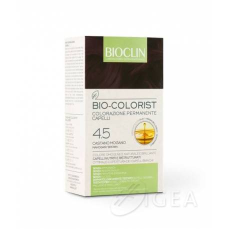 Bioclin Bio Colorist Kit Trattamento Colorante 4.5 Castano Mogano