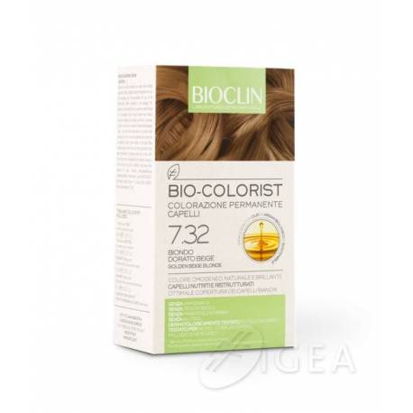 Bioclin Bio Colorist Kit Trattamento Colorante 7.32 Biondo Dorato Beige