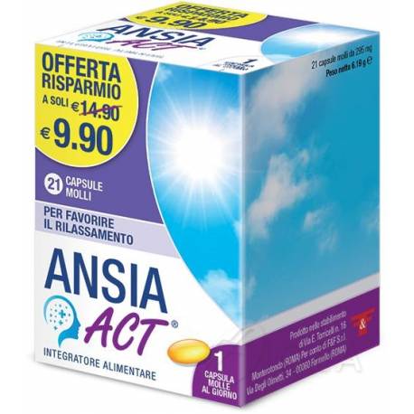 Linea Act Ansia Act Favorisce il Relax 21 capsule molli