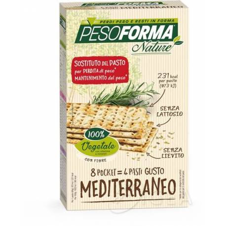 Pesoforma Cracker Mediterraneo Sostituto del Pasto 