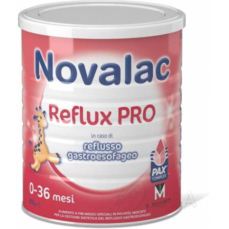 Novalac Reflux Alimento in Polvere Contro il Reflusso Gastroesofageo dei Neonati 800 g 