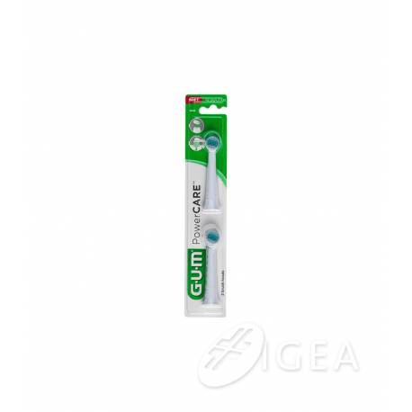 Gum Powercare Ricariche per Spazzolino Elettrico 2 testine