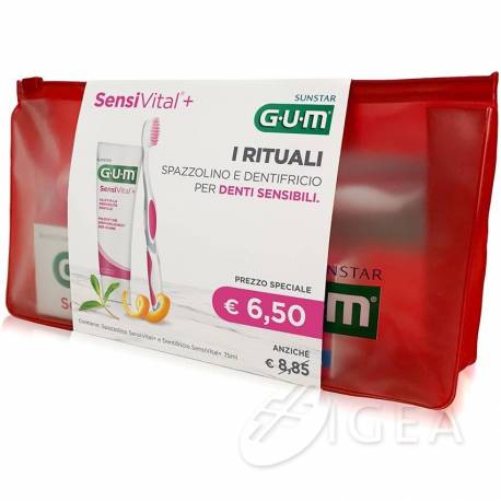Gum I Rituali Sensivital+ Dentifricio + Spazzolino Denti Sensibili