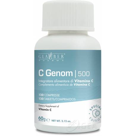 Forza vitale C-Genom 500 Integratore Vitamina C 120 compresse