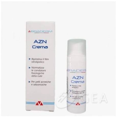 Braderm AZN Crema per pelle Acneica 30 ml