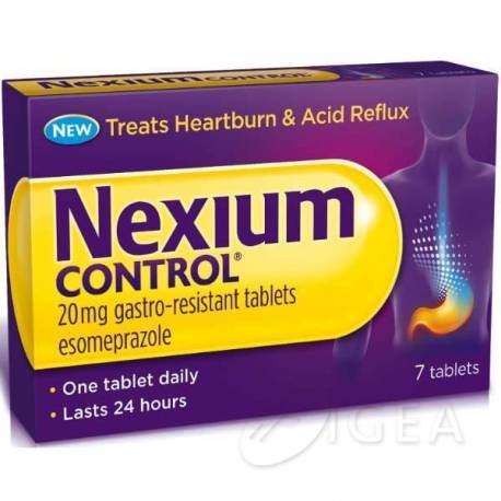 Nexium Control 20 mg 7 compresse Rivestite Gastroresistenti