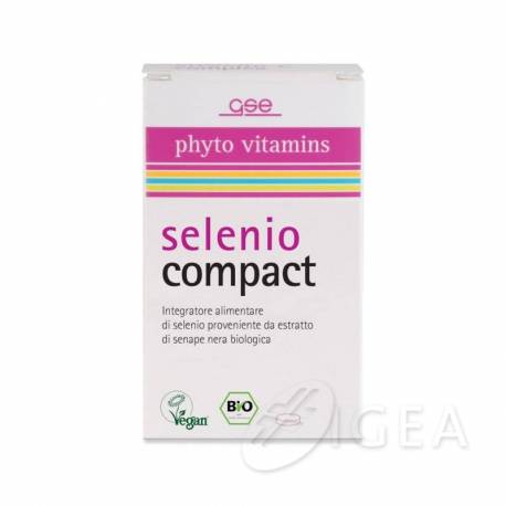 Biotobio GSE Selenio Compact Integratore di Selenio 30 g