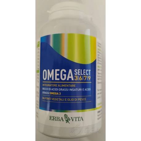 Erba Vita Omega Select 3-6-7-9 Integratore di Omega3 120 Perle
