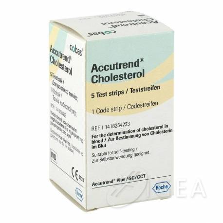 Roche Accutrend Cholesterol Strisce Reattive 5 pezzi