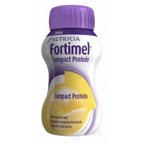Nutricia Fortimel Compact Protein Banana Alimento a Fini Medici Speciali 4 X 125 ml