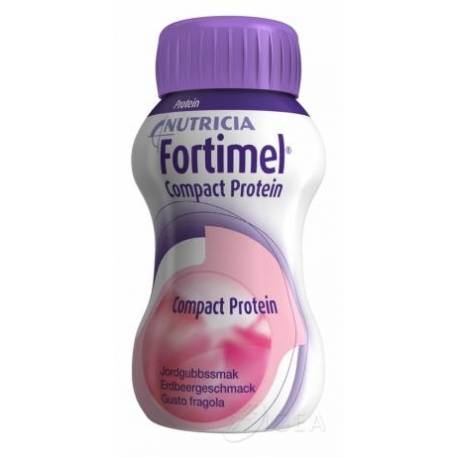 Nutricia Fortimel Compact Protein Fragola Alimento a Fini Medici Speciali 4 X 125 ml