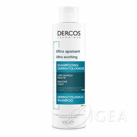 Vichy Dercos Shampoo Ultra Lenitivo Capelli Grassi 200 ml 