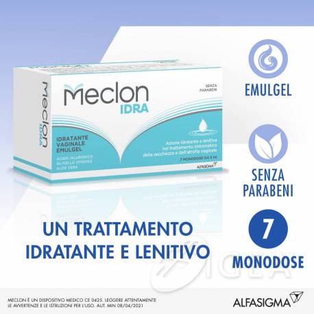 Meclon Idra Emulgel Idratante Vaginale 7 Flaconi Monodose