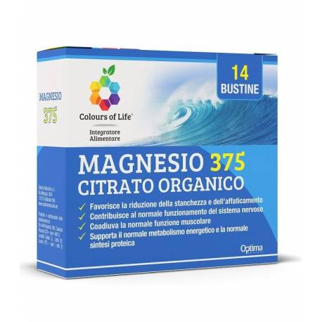 Magnesio 375 Integratore Stanchezza 14 Bustine