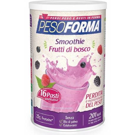 Pesoforma Smoothie Frutti di Bosco Pasto Sostitutivo 436 g