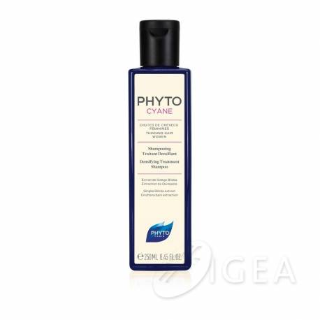Phyto Phytocyane Shampoo Ridensificante Anti-Caduta Temporanea Dei Capelli - Donna 250 ml