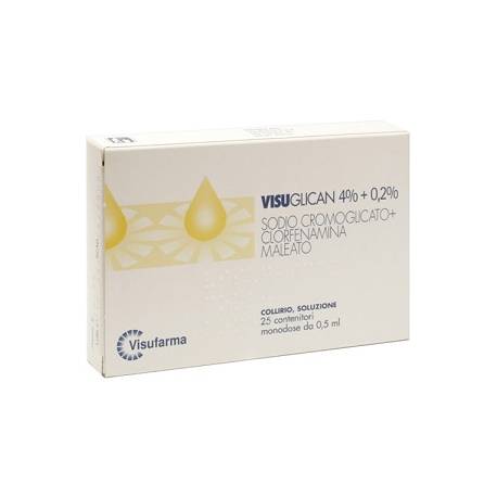 VISUGLICAN*collirio 25 monod 40 mg/ml + 2 mg/ml