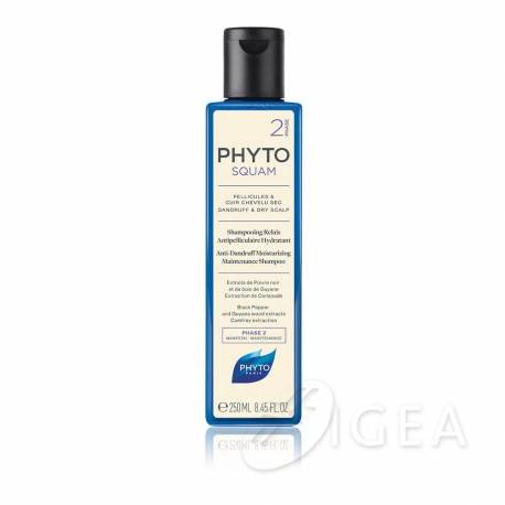 Phyto Phytosquam Shampoo Antiforfora Idratante Per Cuoio Capelluto Secco 250 ml