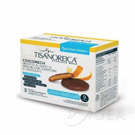 Tisanoreica Ciocomech Arancia Glycemic Friendly 9 Biscotti da 13 g