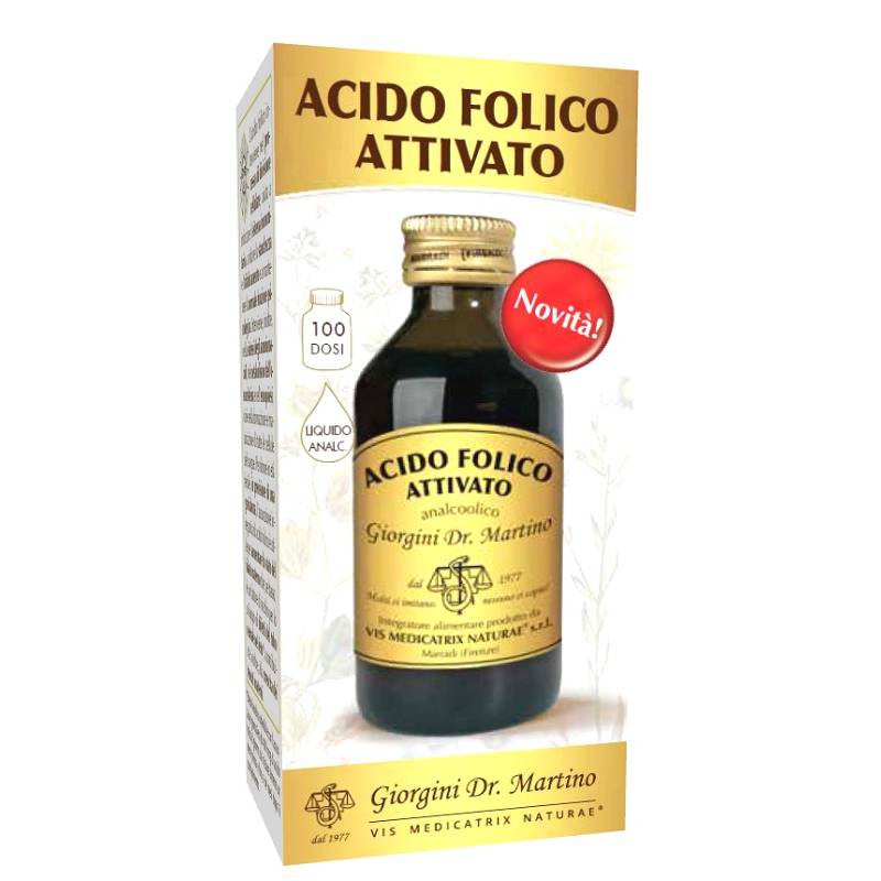 Dr Giorgini Acido Folico Attivato Liquido Analcolico 100 ml