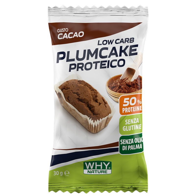 Whynature Low Carb Plumcake Proteico Cacao 30 g