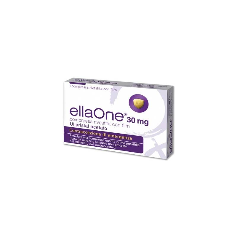 EllaOne 30 mg Contraccezione d'Emergenza 1 compressa rivestita con film