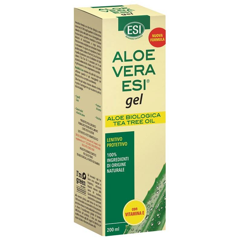 Esi Aloe Vera Gel Vitamina E + Tea Tree 200 ml
