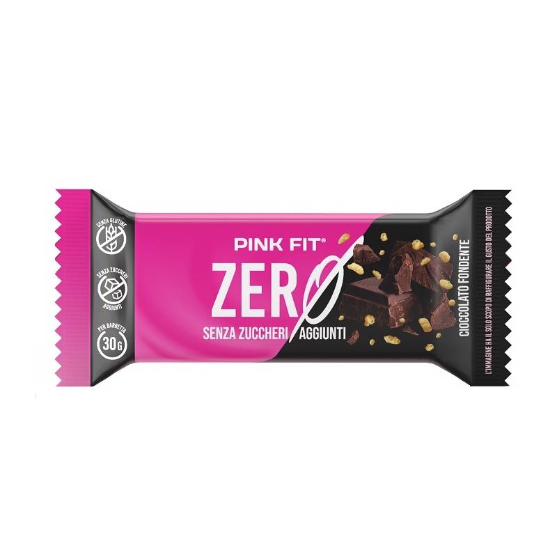 Pink Fit Zero Barretta Cioccolato Fondente 30 g