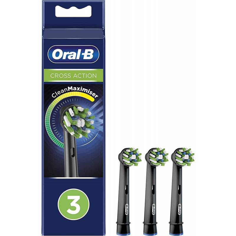 Oral-B CrossAction Testine di Ricambio CleanMaximiser 3 pezzi
