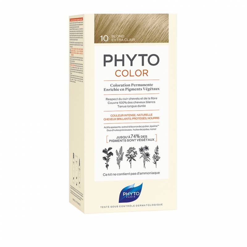 Phyto Phytocolor 10 Biondo Chiarissimo Extra Colorazione Permanente Per Capelli