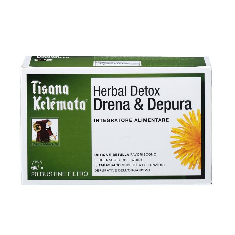 Tisana Kelemata Herbal Detox Drena & Depura 20 bustine