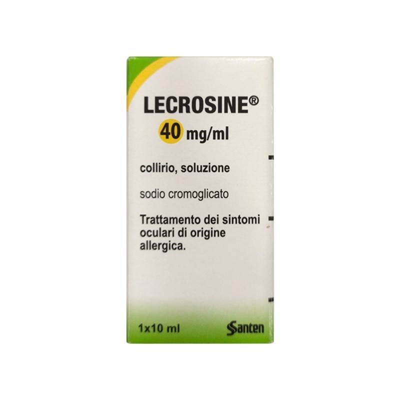 Lecrosine Collirio per Congiuntivite 1 Flacone 10 Ml 40 Mg/Ml