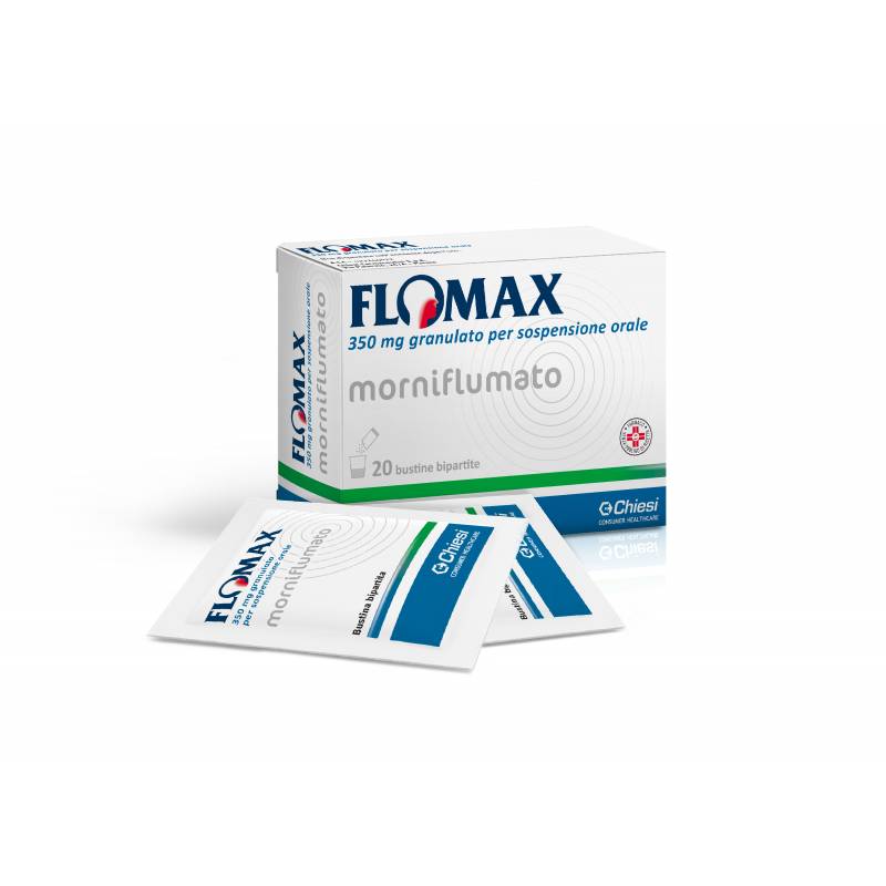 Flomax Granulato per Mal di Gola Sospensione Orale 350 mg