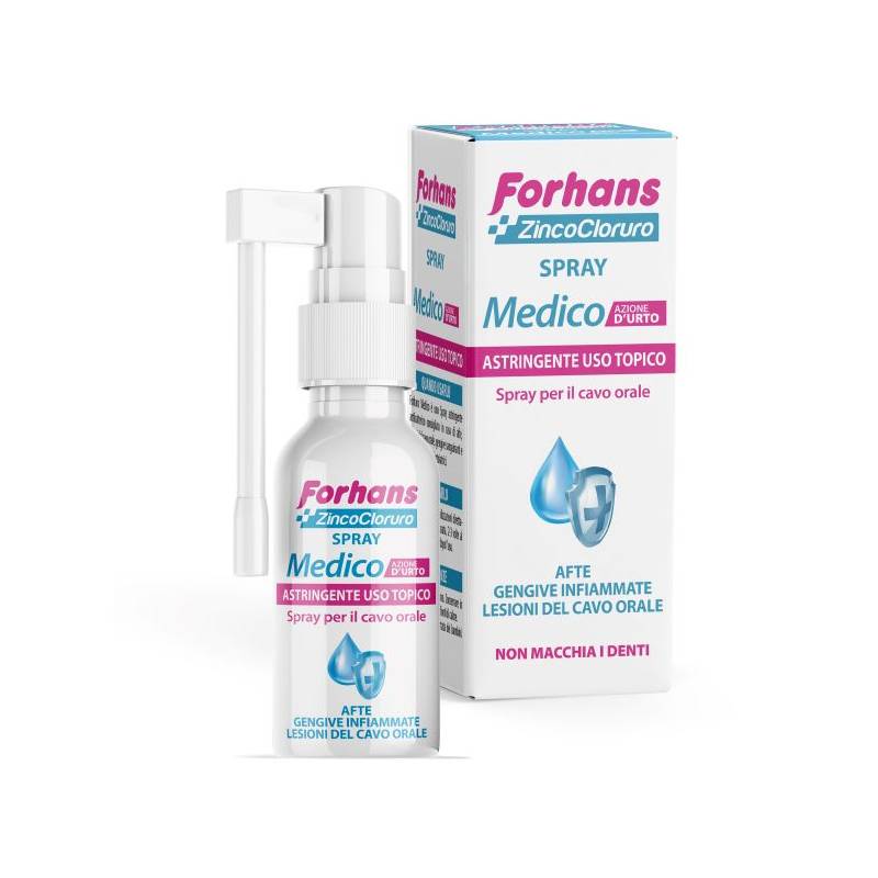 Forhans ZincoCloruro Medico Spray Astringente Orale 40 ml