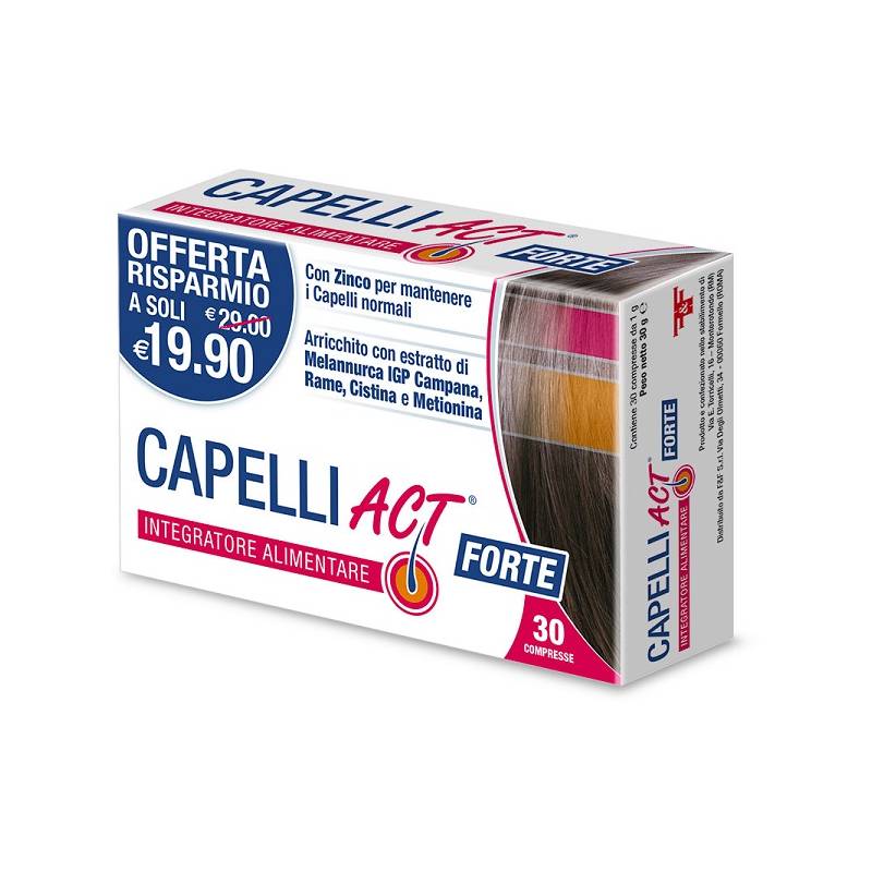 Capelli Act Forte Integratore Mantenimento Capelli 30 Compresse