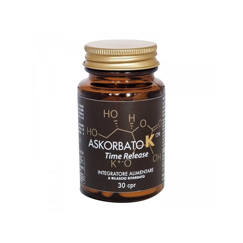 Askorbato K Integratore Acido Ascorbico 30 Compresse Time Release