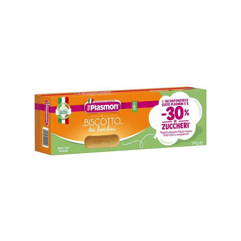 Plasmon Biscotto -30% Zuccheri Da 6 Mesi 16 pezzi