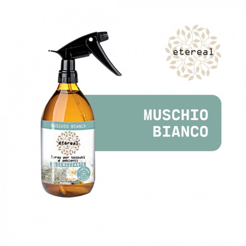Etereal Spray Per Tessuti E Ambienti Igienizzante Muschio Bianco 250 Ml