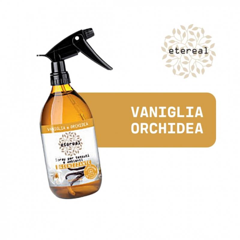 Etereal Spray Per Tessuti E Ambienti Igienizzante Vaniglia e Orchiedea 250 Ml