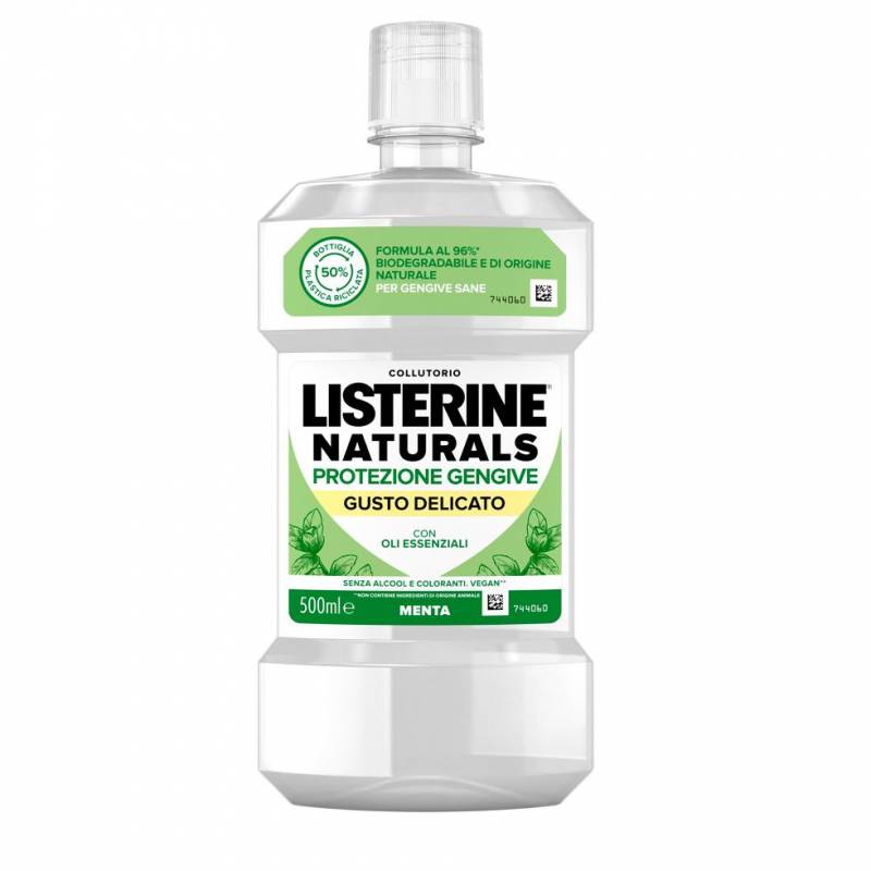 Listerine Naturals Protezione Gengive Gusto Delicato 500 ml
