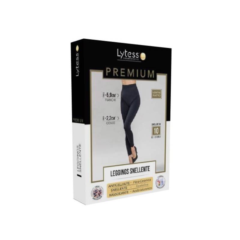 Lytess Premium Leggings Snellente Ventre Piatto S/M Nero