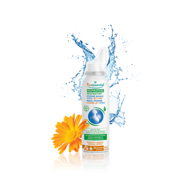 Puressentiel Spray A Getto Forte Per L'Igiene Respiratoria Nasale 100 ml