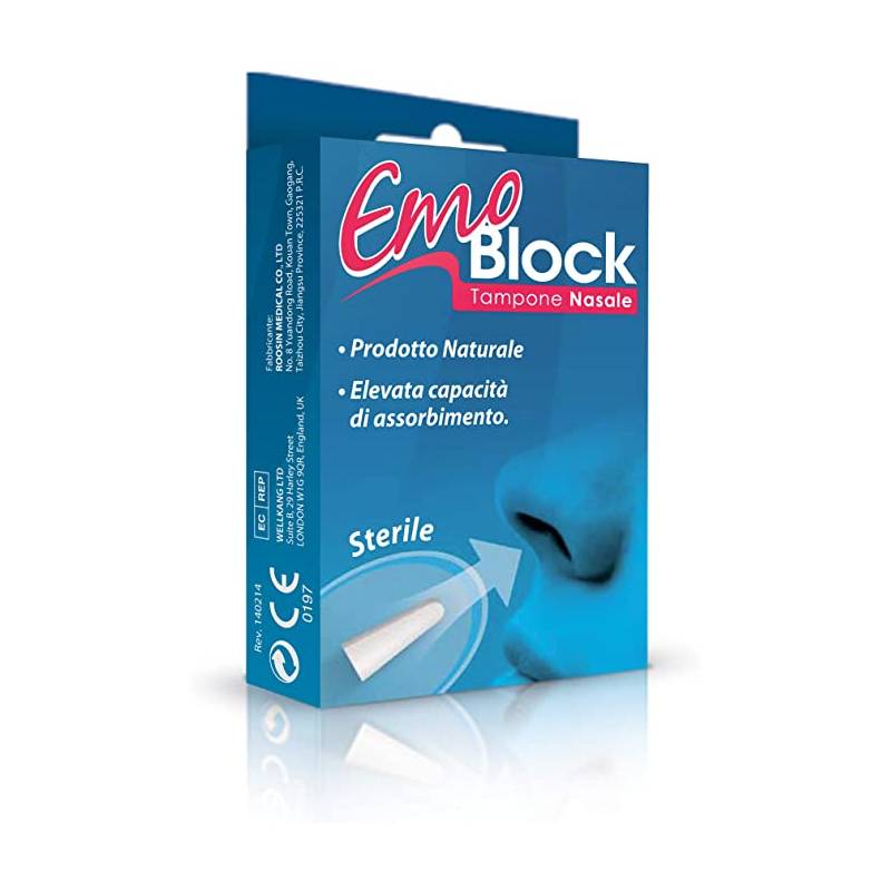 Emoblock Tampone Nasale confezione da 4 pezzi