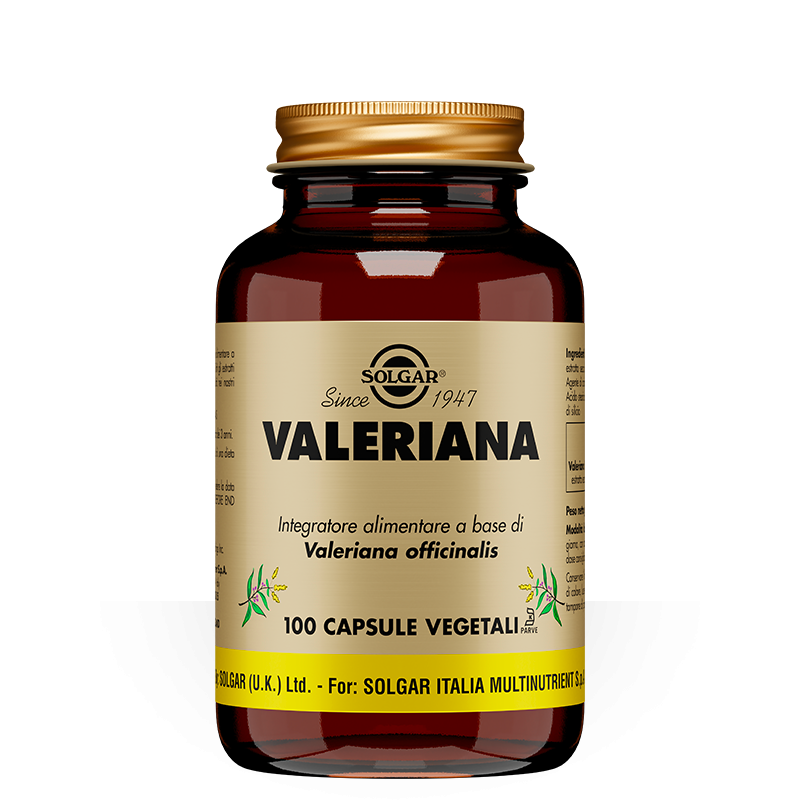 Solgar Valeriana Integratore per il Rilassamento 100 Capsule Vegetali