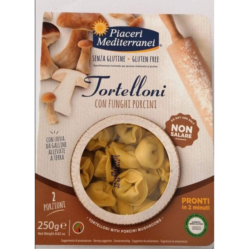 Piaceri Mediterranei Tortelloni Ai Funghi Porcini Senza Glutine 250 g