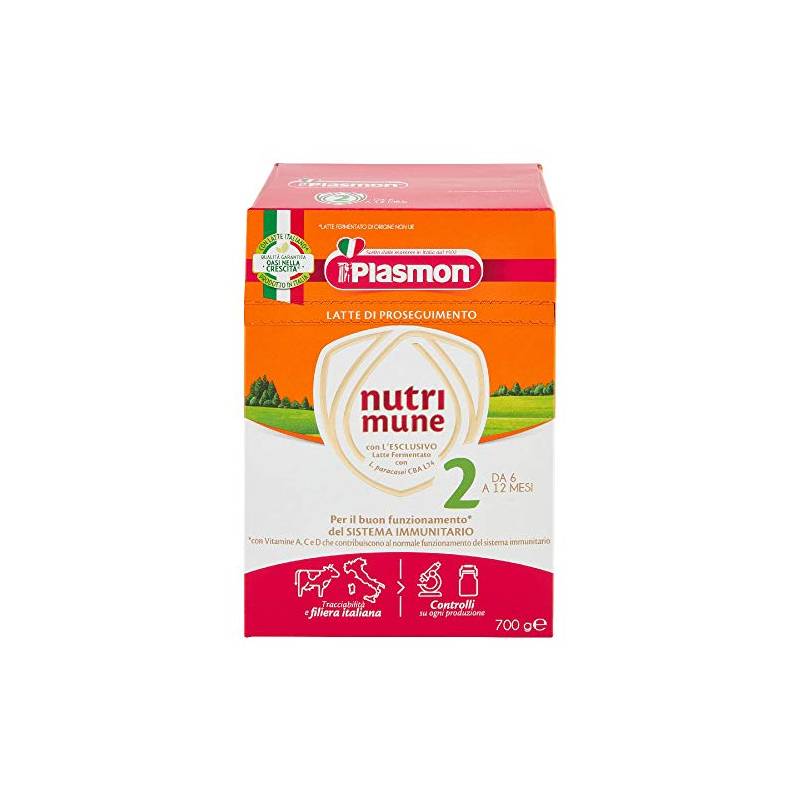 Plasmon Latte Nutri Mune Stage 2 Latte in Polvere 6-12 mesi 700 grammi