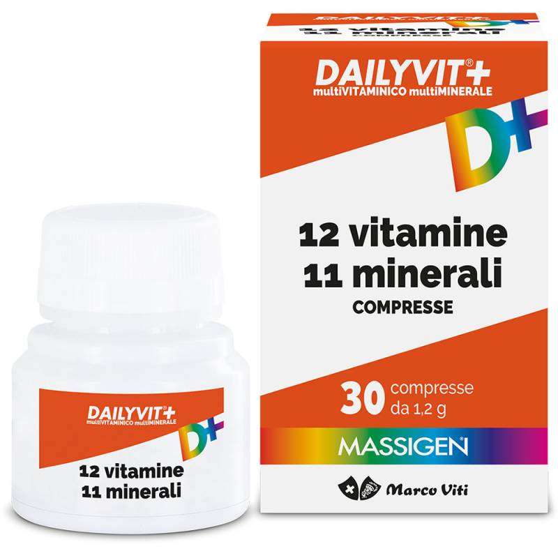 Massigen Dailyvit+ 12 Vitamine 11 Minerali 30 Compresse